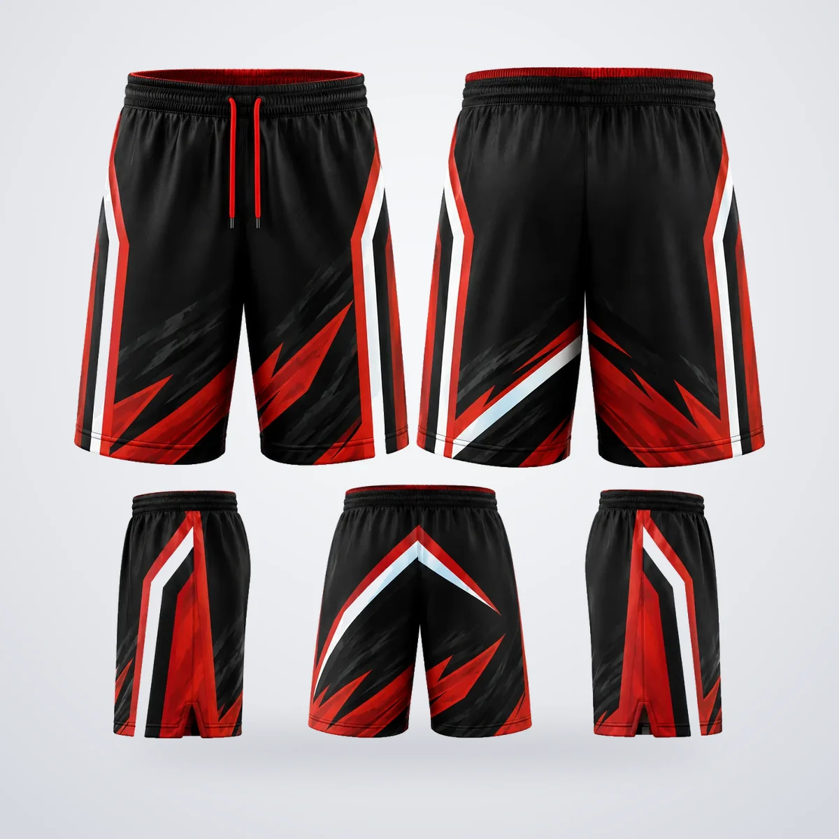 Short de baloncesto sublimado, diseño Aguadulce Basketball Academy