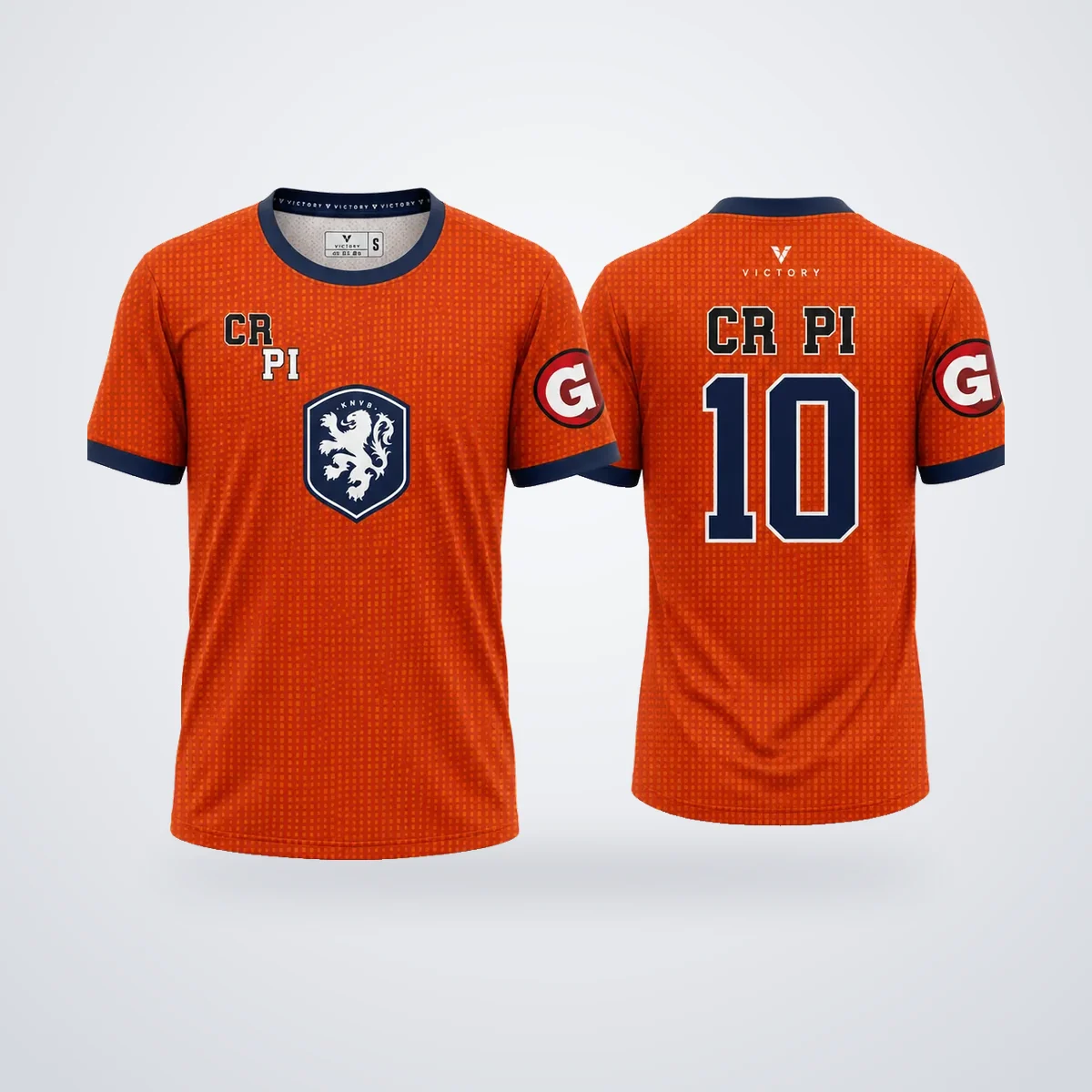 Uniforme de fútbol sublimado, diseño Holanda