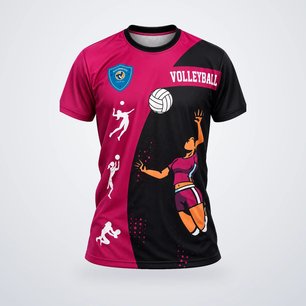 Uniforme de vóleibol sublimado, diseño Victory Sports