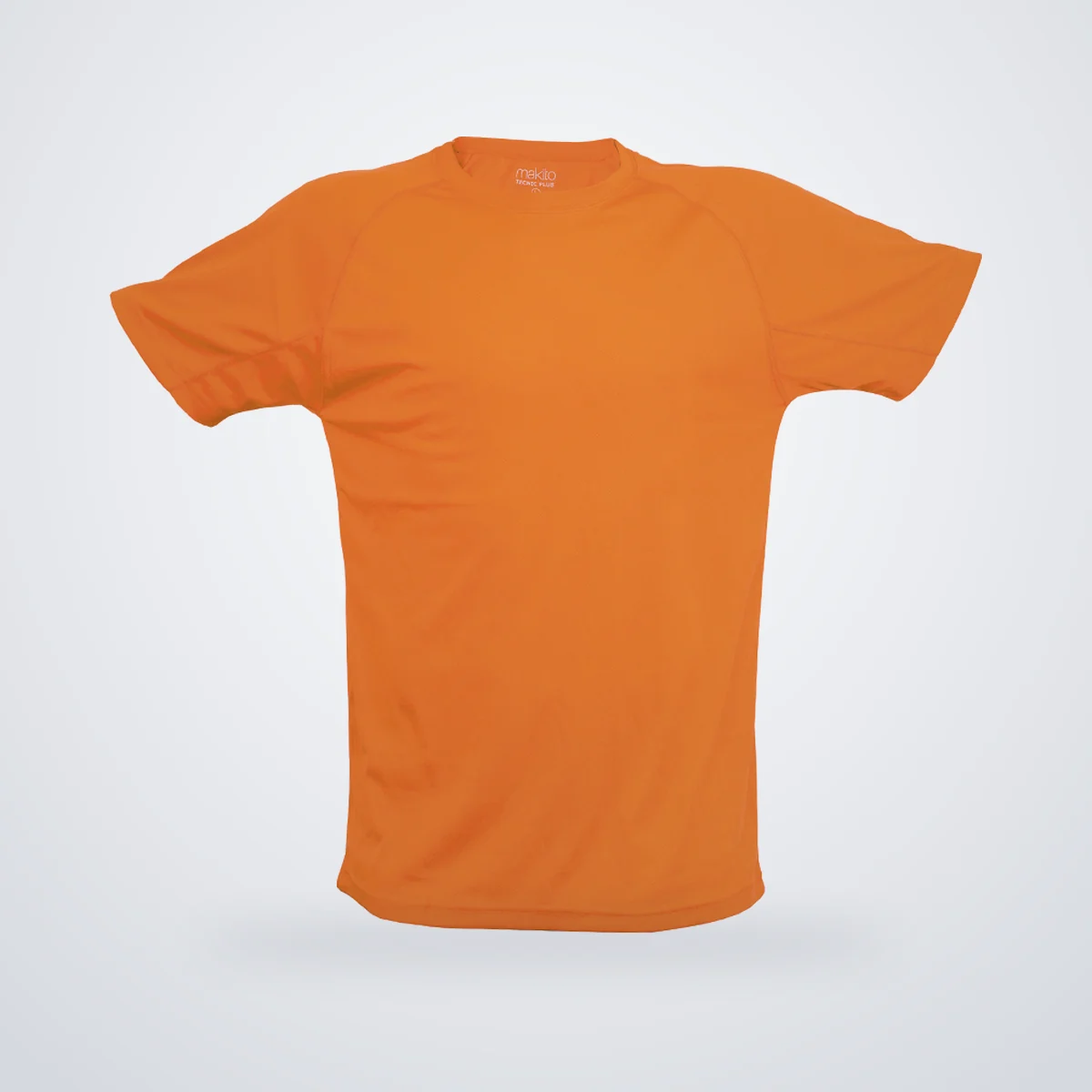Camiseta dry fit naranja de secado rápido